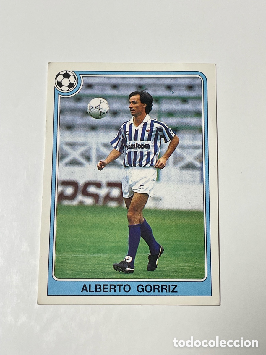 Cromos de f&uacute;tbol: Alberto Gorriz Real Sociedad Panini 92/93 #87