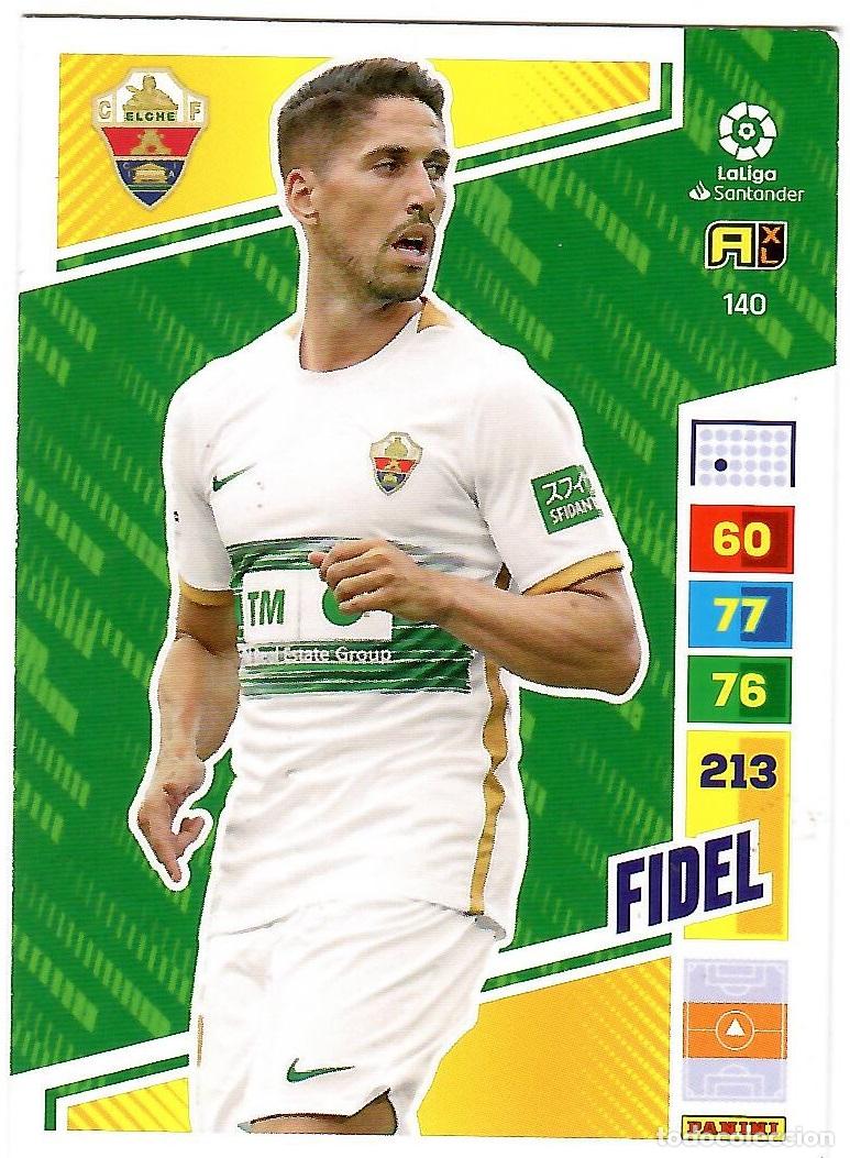 Cromos de f&uacute;tbol: Fidel (Elche), n&ordm; 140: Cromo del album de futbol Adrenalyn 2022-23