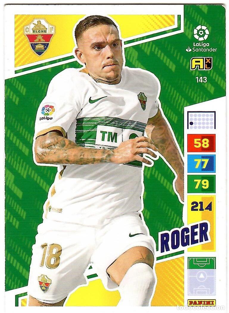Cromos de f&uacute;tbol: Roger (Elche), n&ordm; 143: Cromo del album de futbol Adrenalyn 2022-23