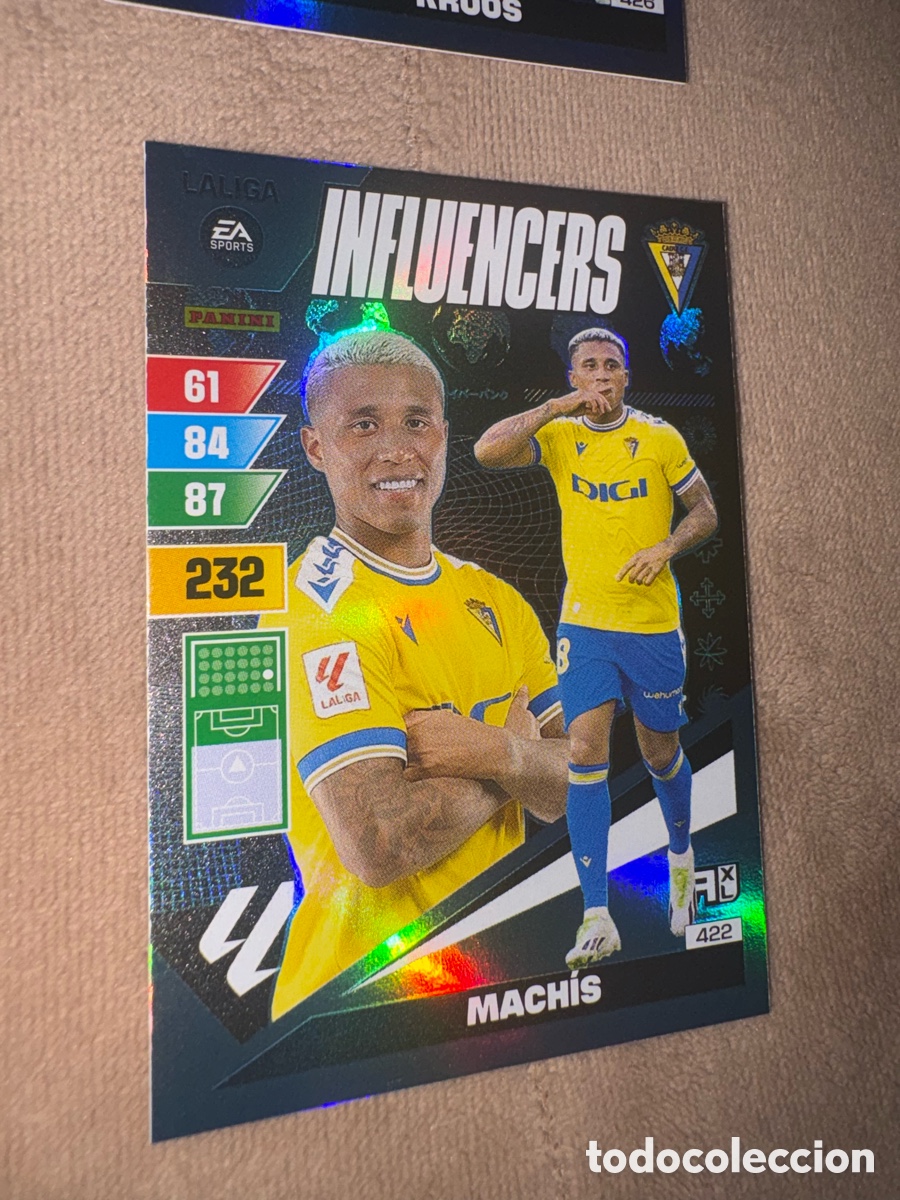 Cromos de f&uacute;tbol: 422 machis cadiz influencers adrenalyn 24