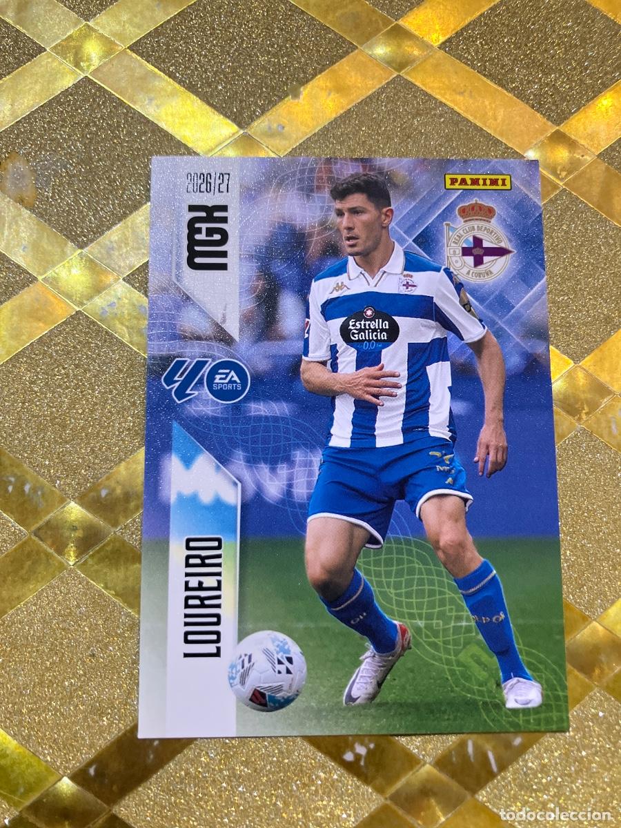 Cromos de f&uacute;tbol: CROMO DE FUTBOL NUMERO 131 LOUREIRO DEPORTIVO DE LA CORU&Ntilde;A LIGA 2026 2027 MEGACRAKS MGK PANINI !