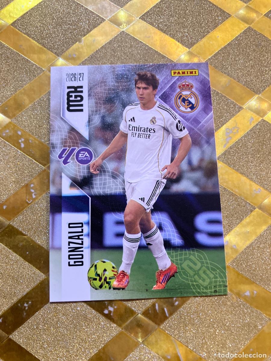 Cromos de f&uacute;tbol: CROMO DE FUTBOL NUMERO 233 GONZALO REAL MADRID LIGA 2026 2027 MEGACRAKS MGK PANINI !