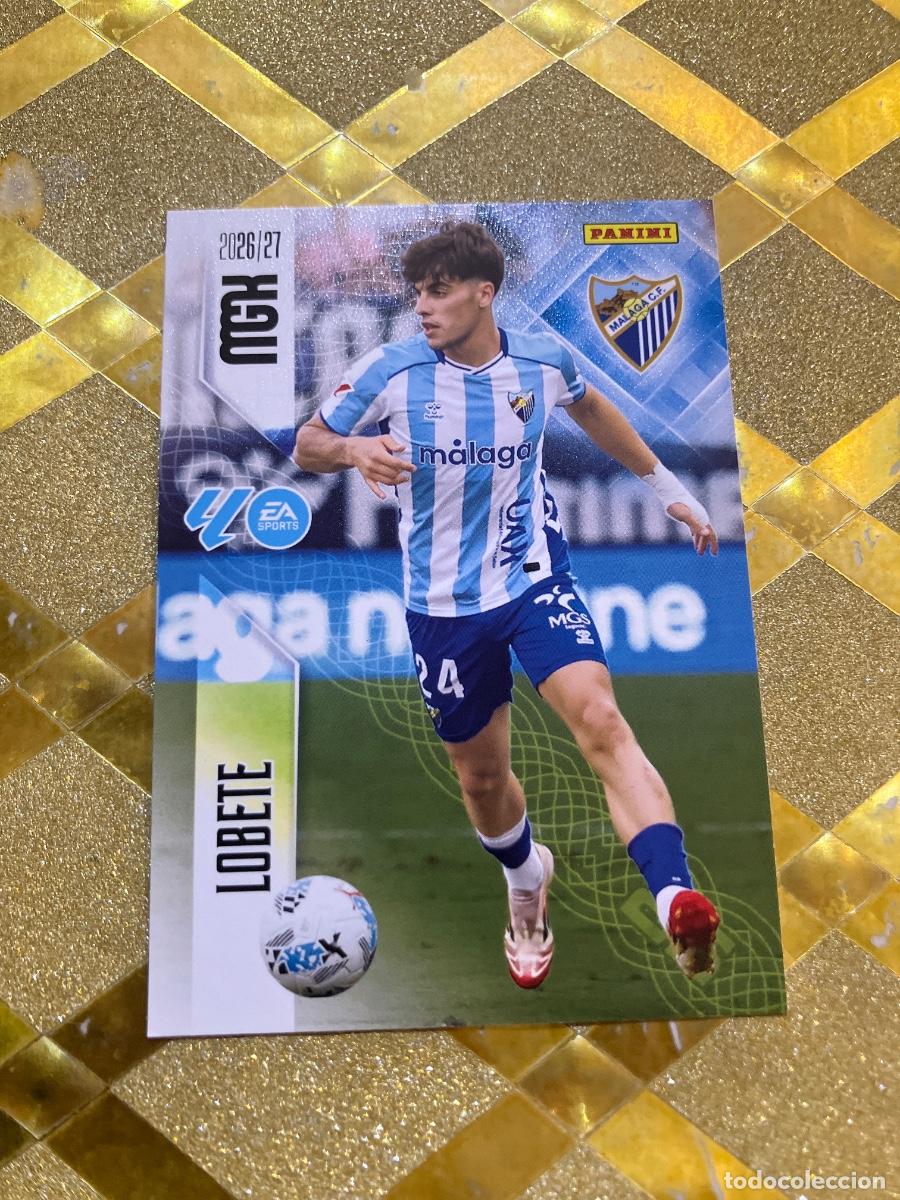 Cromos de f&uacute;tbol: CROMO DE FUTBOL NUMERO 249 LOBETE MALAGA LIGA 2026 2027 MEGACRAKS MGK PANINI !