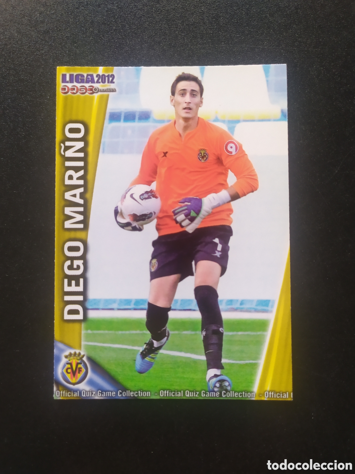 Cromos de f&uacute;tbol: Mundicromo fichas Liga 2011 2012 11 12 Diego Mari&ntilde;o n &deg; 1051 Villarreal B