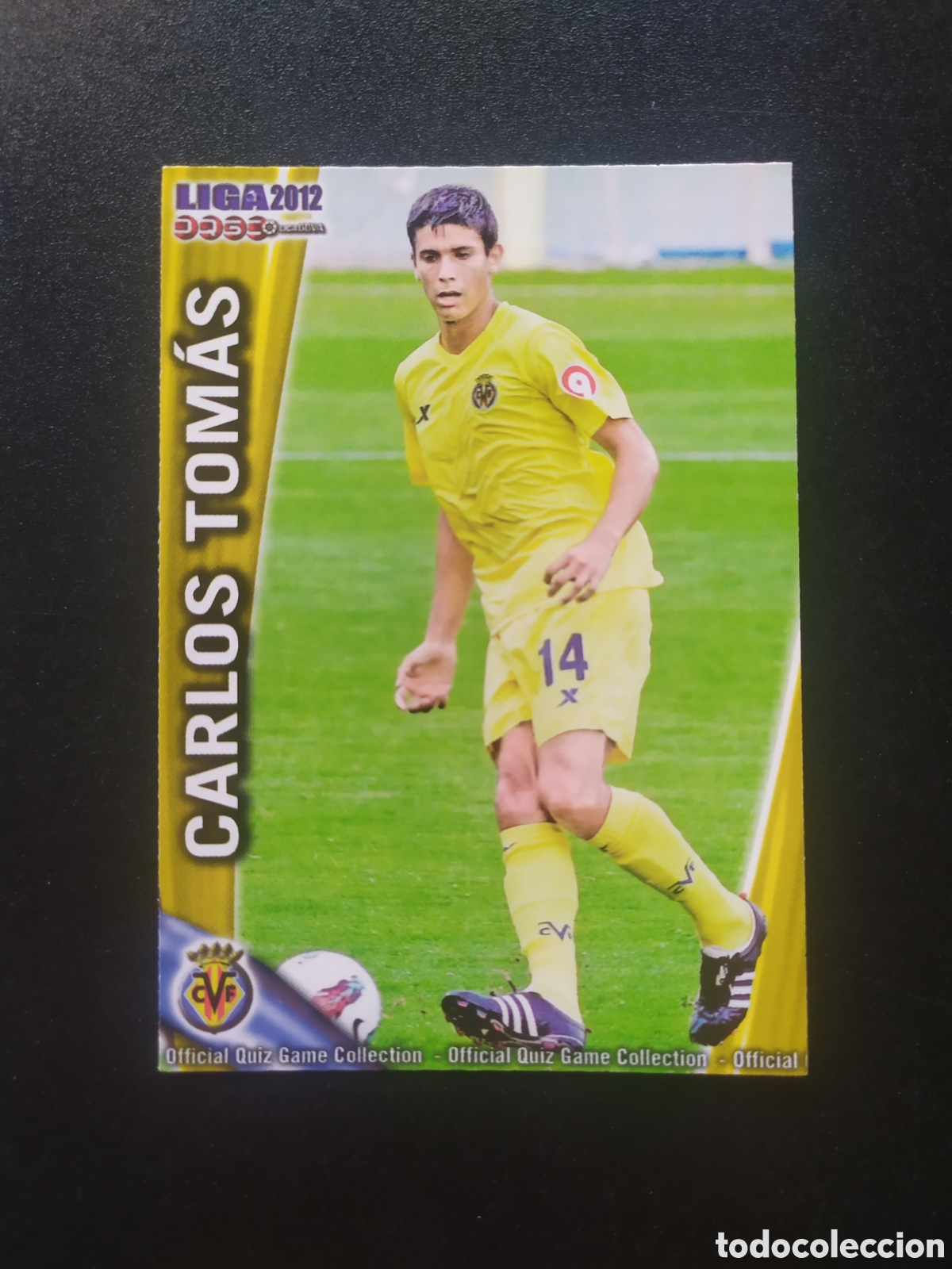 Cromos de f&uacute;tbol: Mundicromo fichas Liga 2011 2012 11 12 Carlos Tom&aacute;s n &deg; 1052 Villarreal B