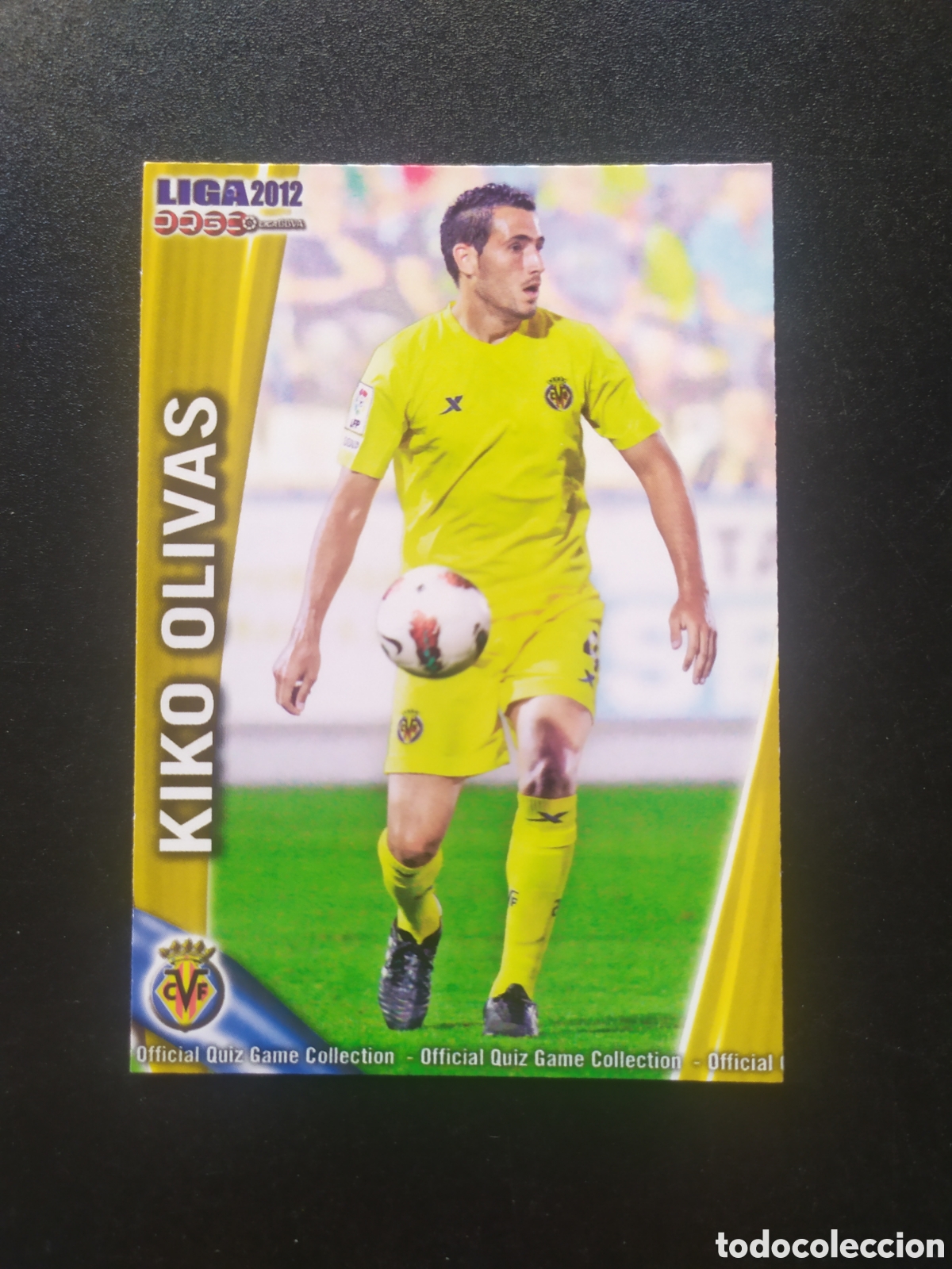 Cromos de f&uacute;tbol: Mundicromo fichas Liga 2011 2012 11 12 Kiko Olivas n &deg; 1054 Villarreal B