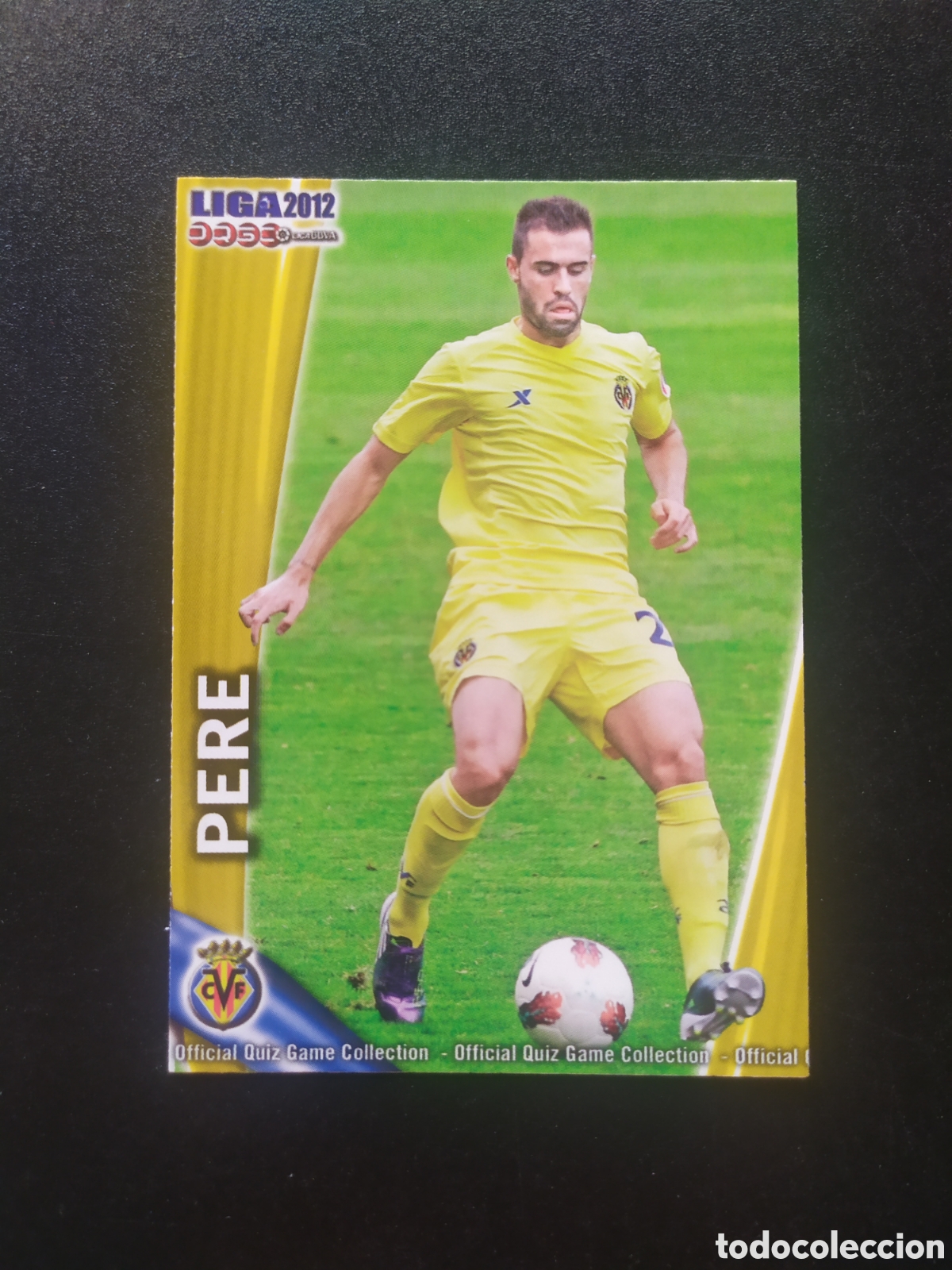Cromos de f&uacute;tbol: Mundicromo fichas Liga 2011 2012 11 12 Pere n &deg; 1056 Villarreal B