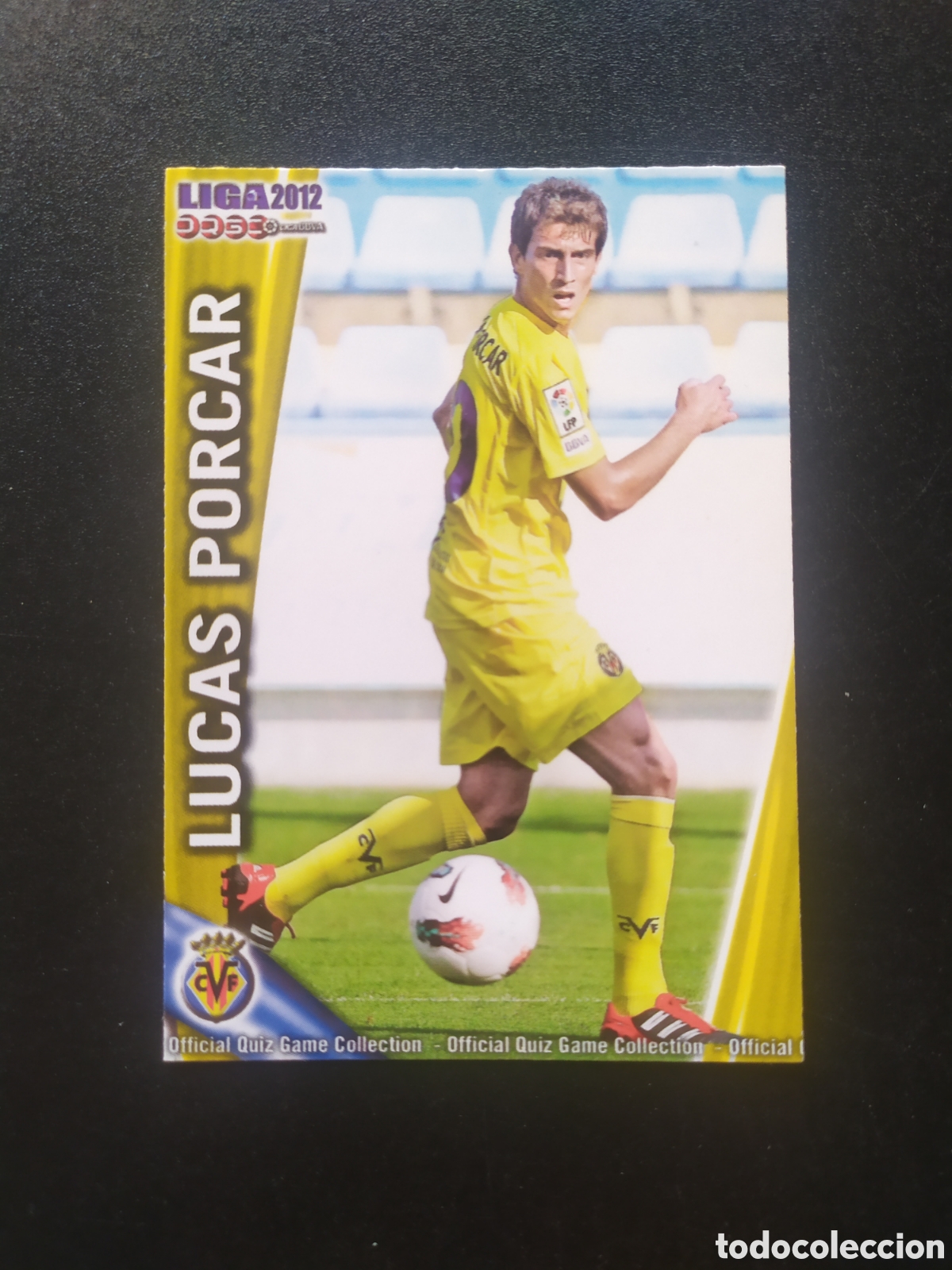 Cromos de f&uacute;tbol: Mundicromo fichas Liga 2011 2012 11 12 Lucas Porcar n &deg; 1059 Villarreal B