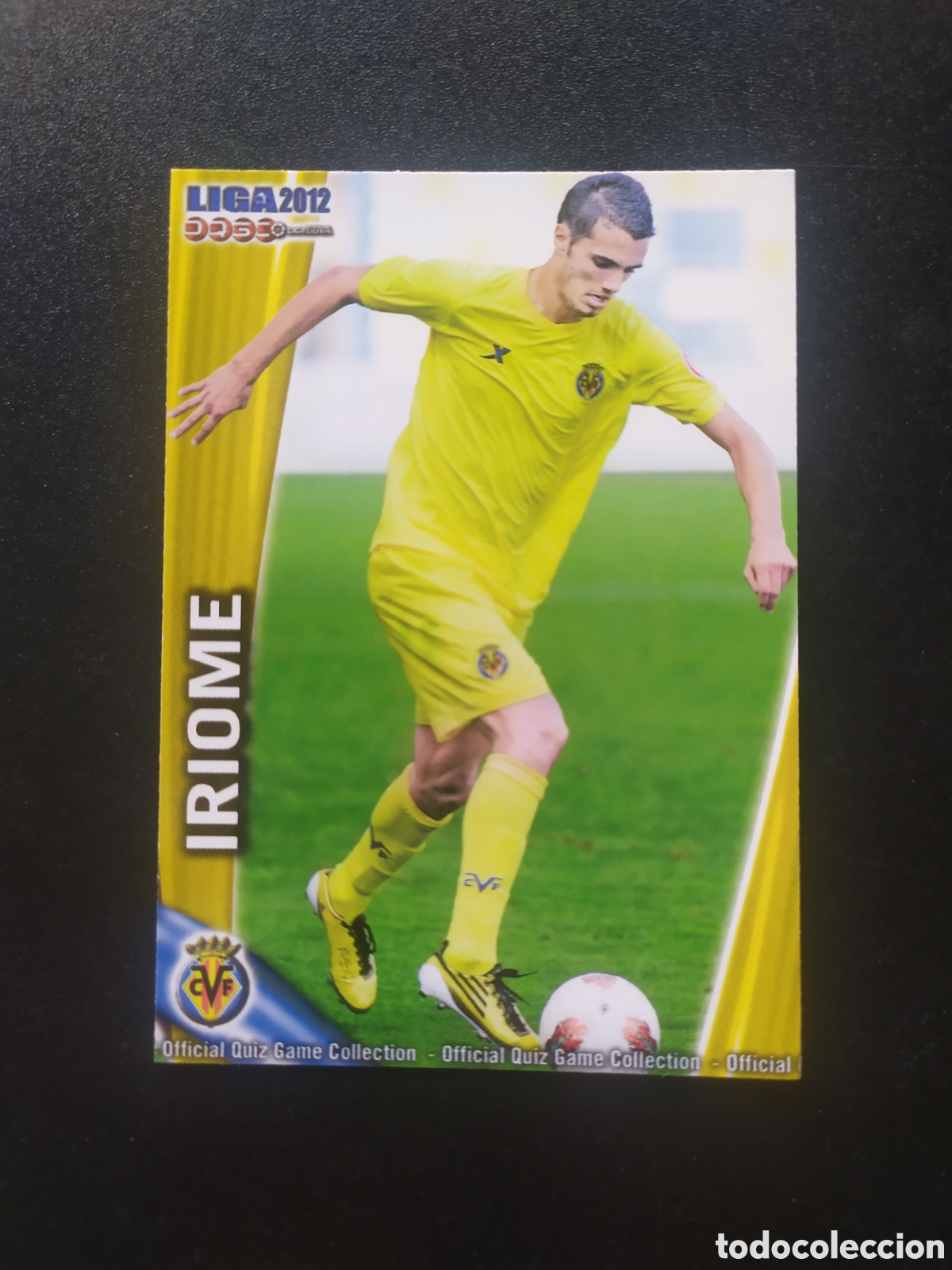 Cromos de f&uacute;tbol: Mundicromo fichas Liga 2011 2012 11 12 Iriome n &deg; 1061 Villarreal B