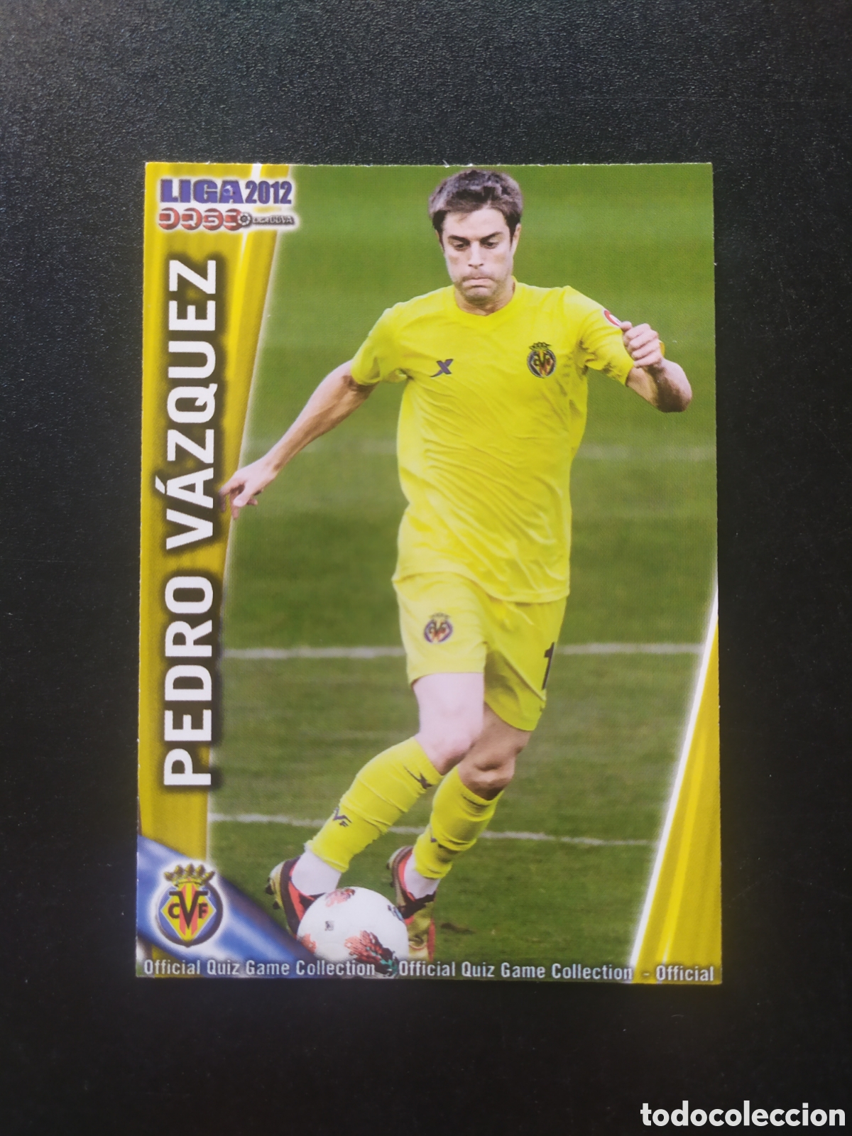 Cromos de f&uacute;tbol: Mundicromo fichas Liga 2011 2012 11 12 Pedro V&aacute;zquez n &deg; 1062 Villarreal B