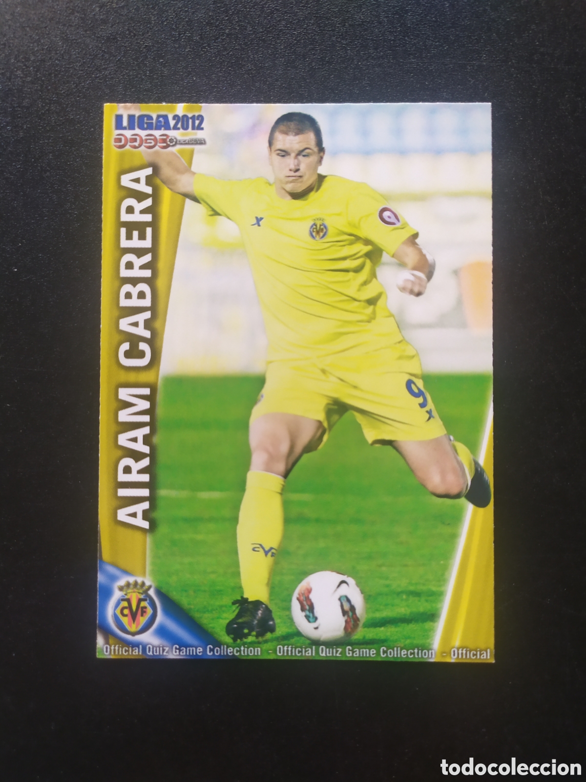 Cromos de f&uacute;tbol: Mundicromo fichas Liga 2011 2012 11 12 Airam Cabrera n &deg; 1063 Villarreal B