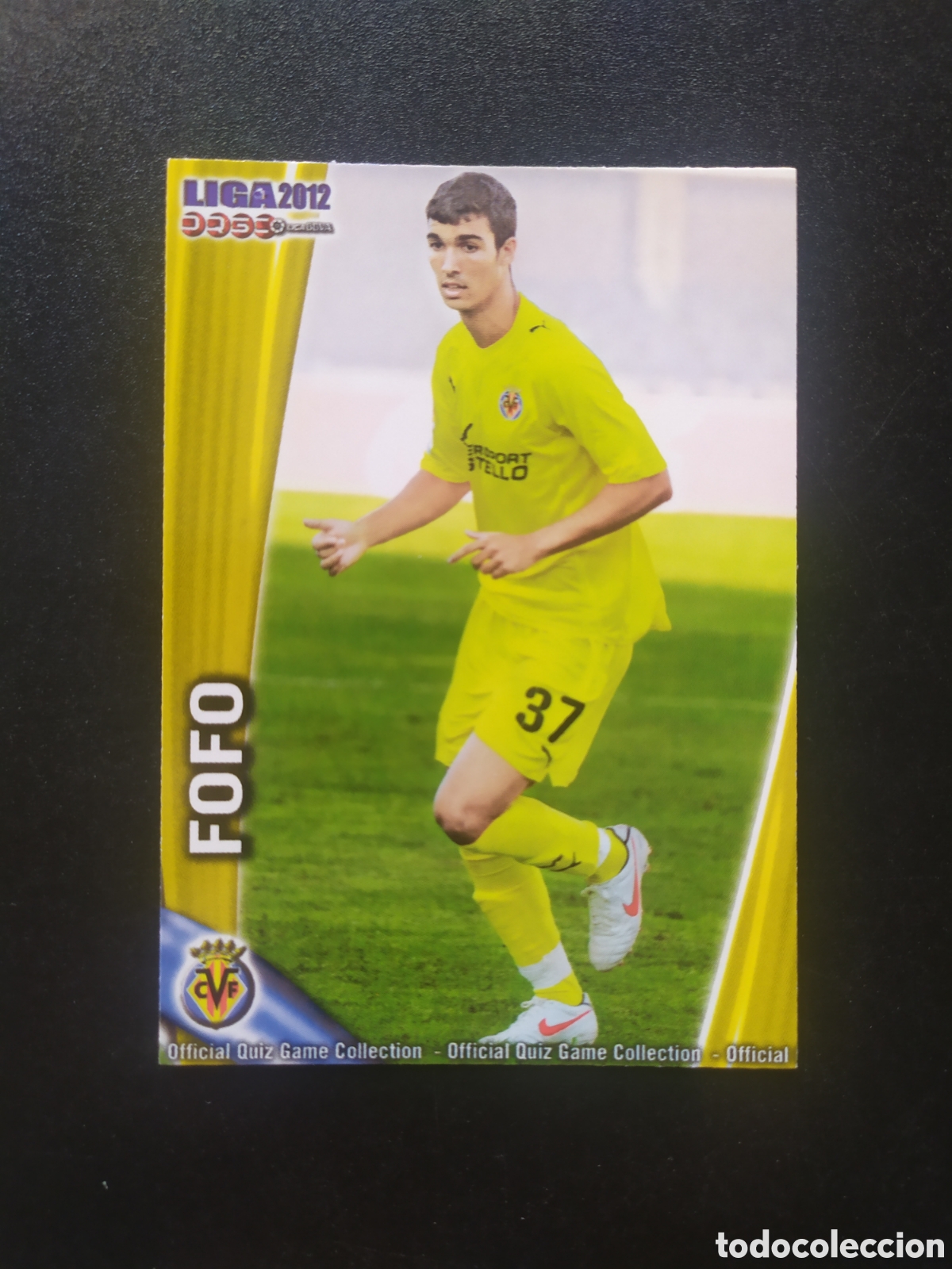 Cromos de f&uacute;tbol: Mundicromo fichas Liga 2011 2012 11 12 Fofo n &deg; 1065 Villarreal B
