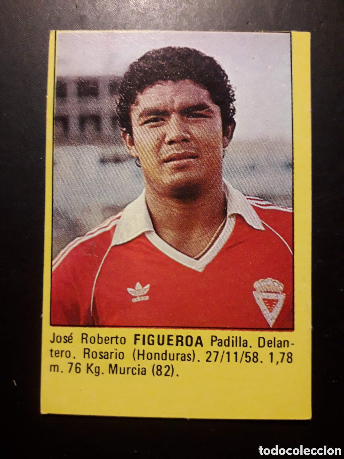 Cromos de f&uacute;tbol: FIGUEROA, MURCIA SUPER F&Uacute;TBOL 84 83-84 1983-1984 ROLL&Aacute;N DESPEGADO PEDIDO M&Iacute;NIMO 3&euro;