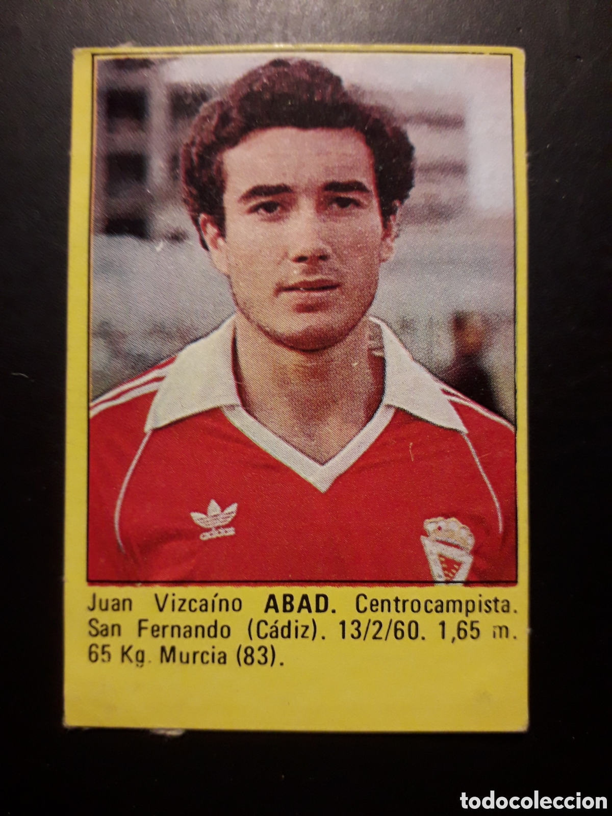 Cromos de f&uacute;tbol: ABAD, MURCIA SUPER F&Uacute;TBOL 84 83-84 1983-1984 ROLL&Aacute;N DESPEGADO PEDIDO M&Iacute;NIMO 3&euro;
