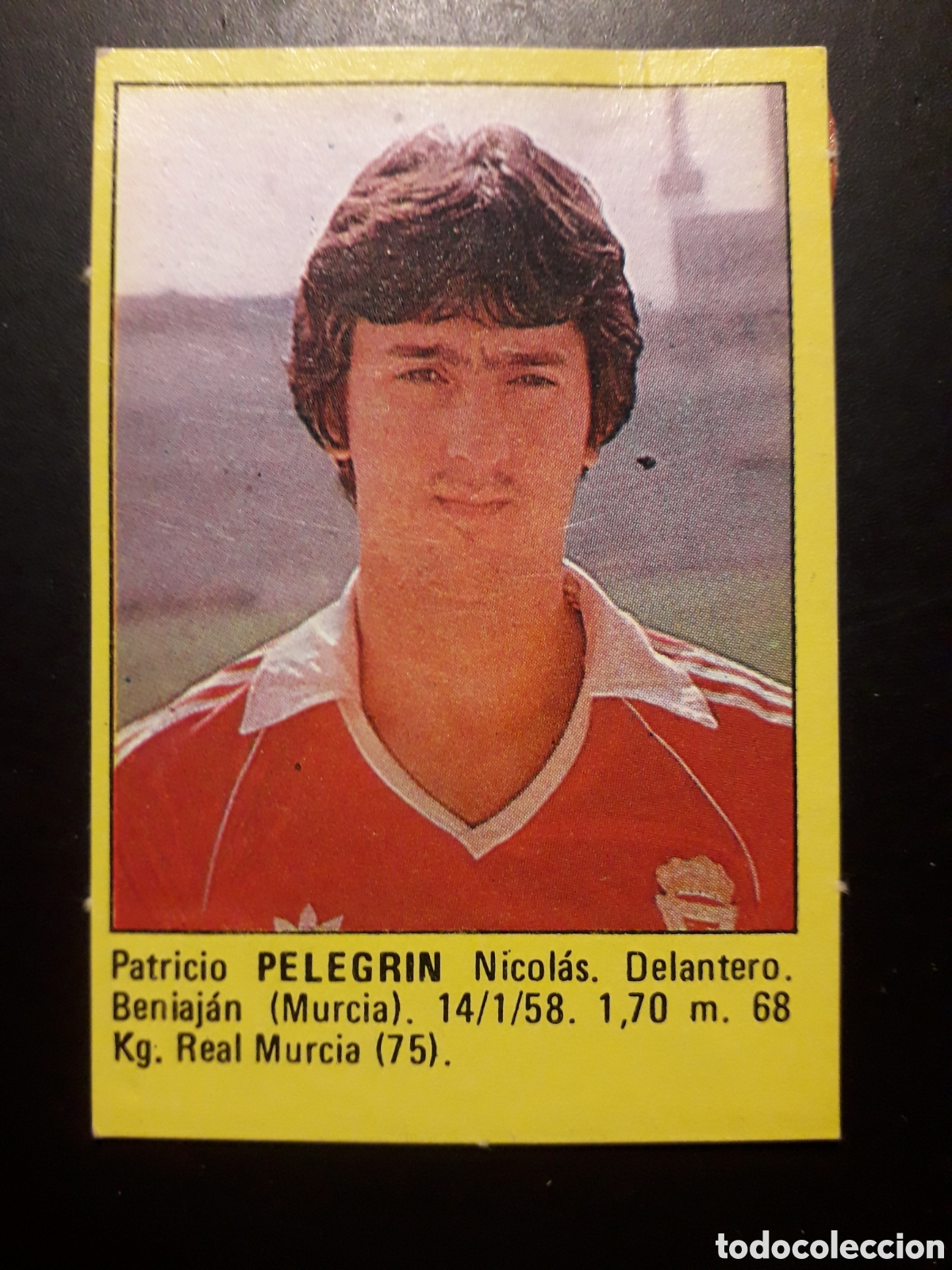 Cromos de f&uacute;tbol: PELEGR&Iacute;N, MURCIA SUPER F&Uacute;TBOL 84 83-84 1983-1984 ROLL&Aacute;N DESPEGADO PEDIDO M&Iacute;NIMO 3&euro;