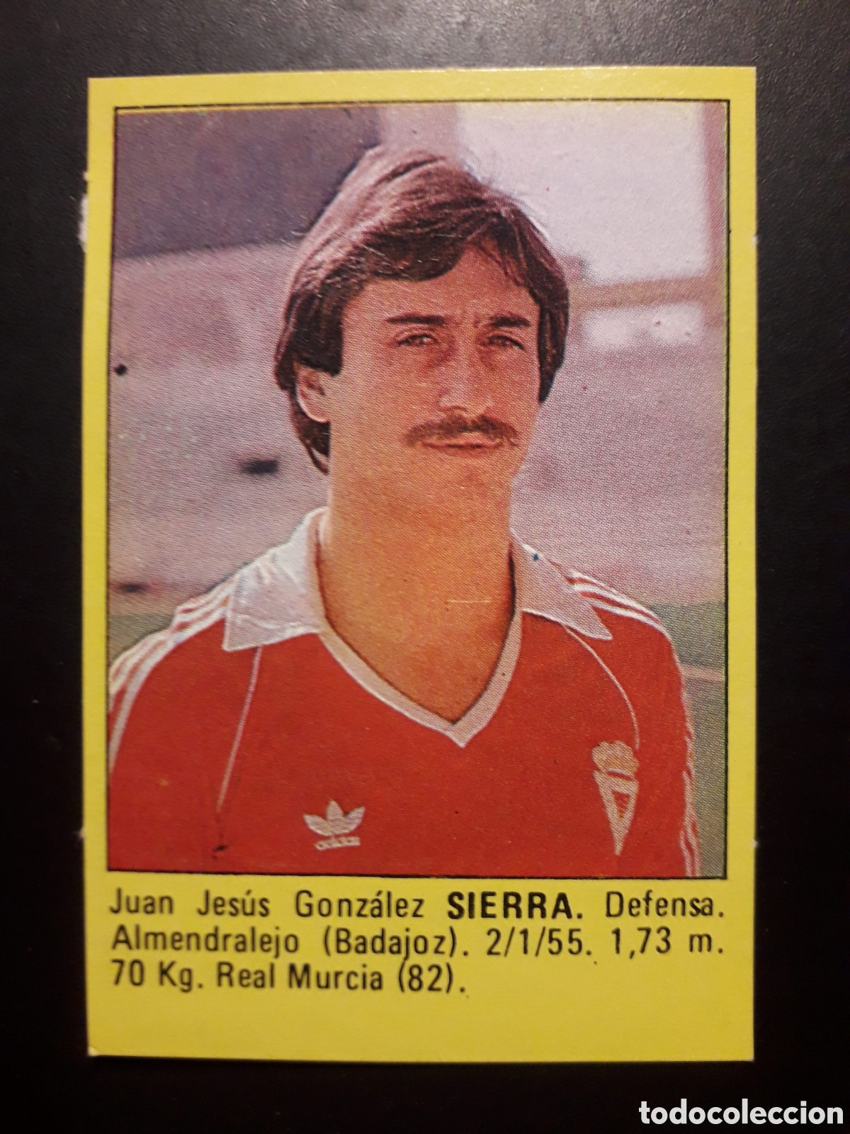 Cromos de f&uacute;tbol: SIERRA, MURCIA SUPER F&Uacute;TBOL 84 83-84 1983-1984 ROLL&Aacute;N DESPEGADO PEDIDO M&Iacute;NIMO 3&euro;
