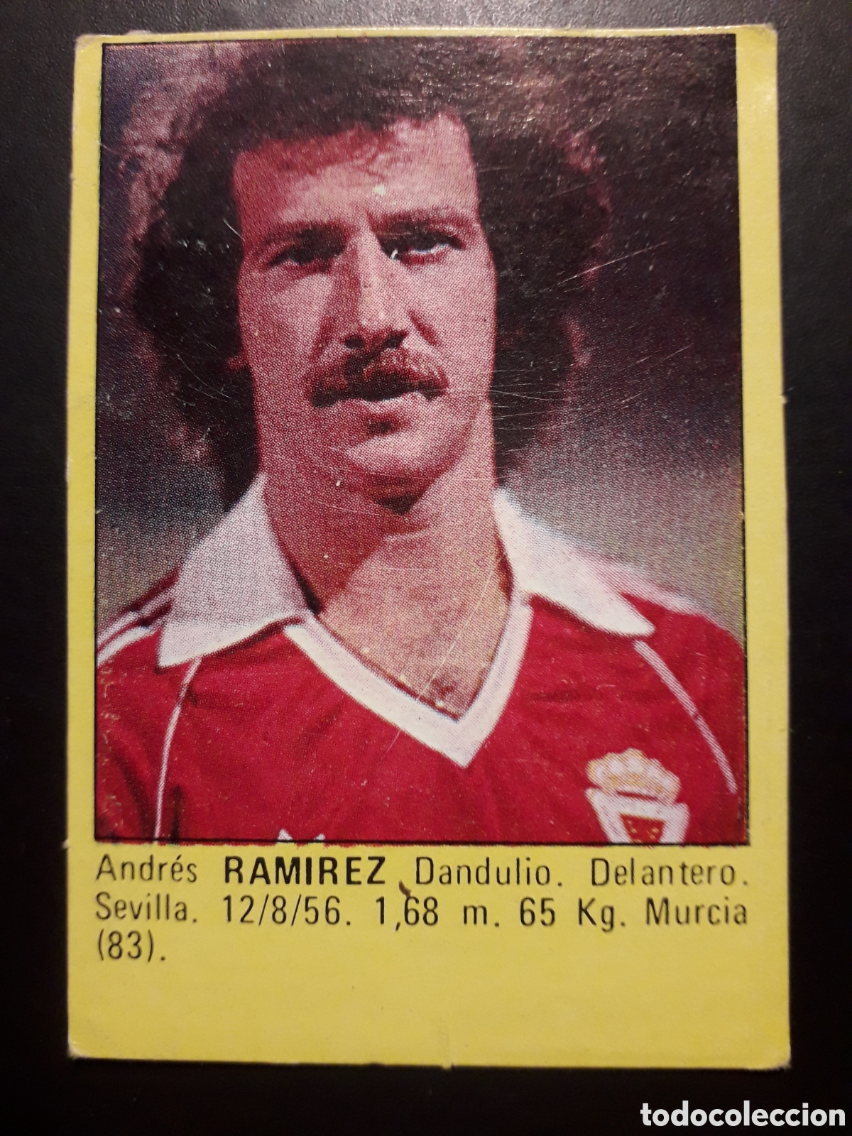 Cromos de f&uacute;tbol: RAM&Iacute;REZ, MURCIA SUPER F&Uacute;TBOL 84 83-84 1983-1984 ROLL&Aacute;N DESPEGADO PEDIDO M&Iacute;NIMO 3&euro;