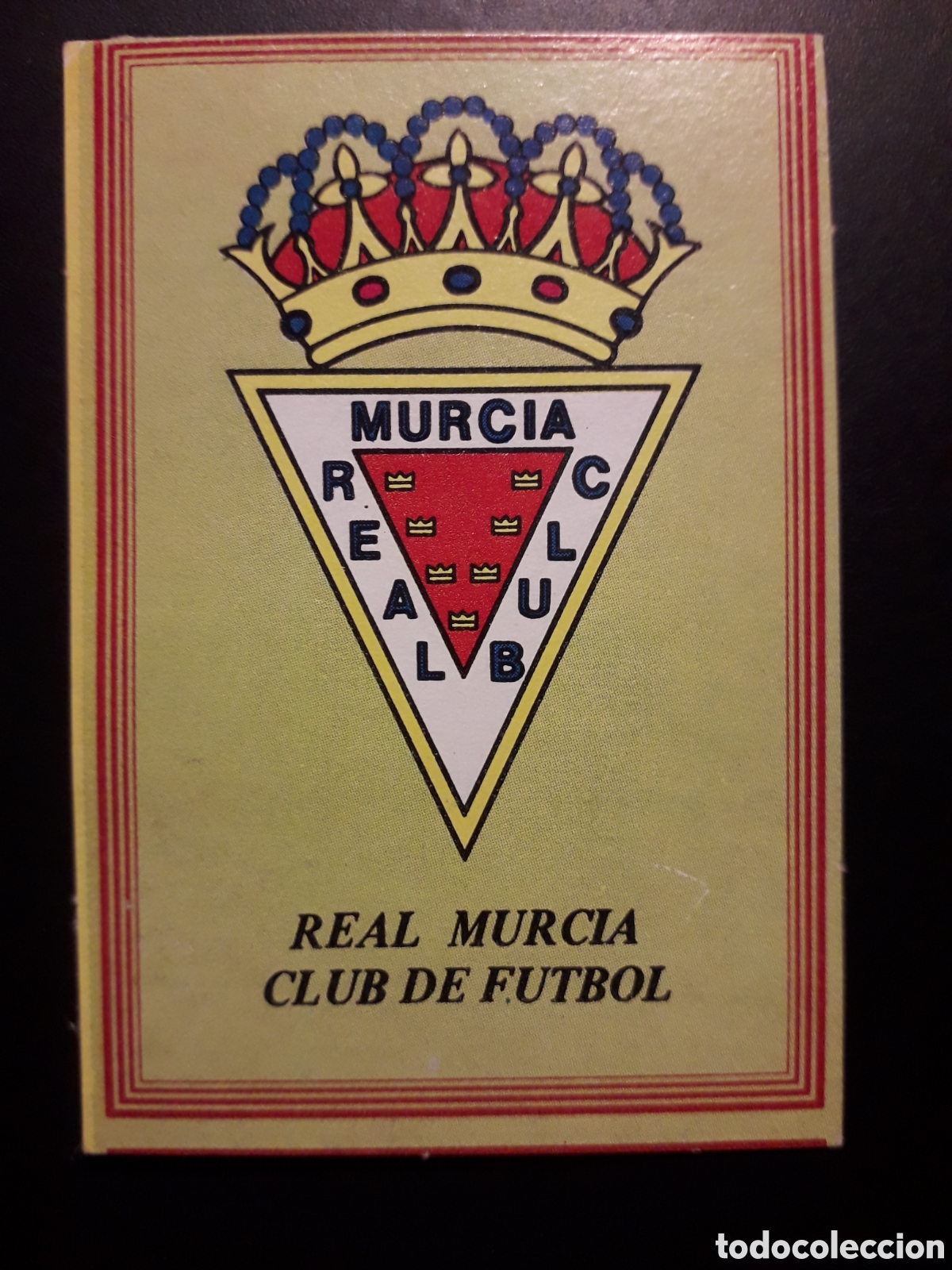 Cromos de f&uacute;tbol: ESCUDO, MURCIA SUPER F&Uacute;TBOL 84 83-84 1983-1984 ROLL&Aacute;N DESPEGADO PEDIDO M&Iacute;NIMO 3&euro;