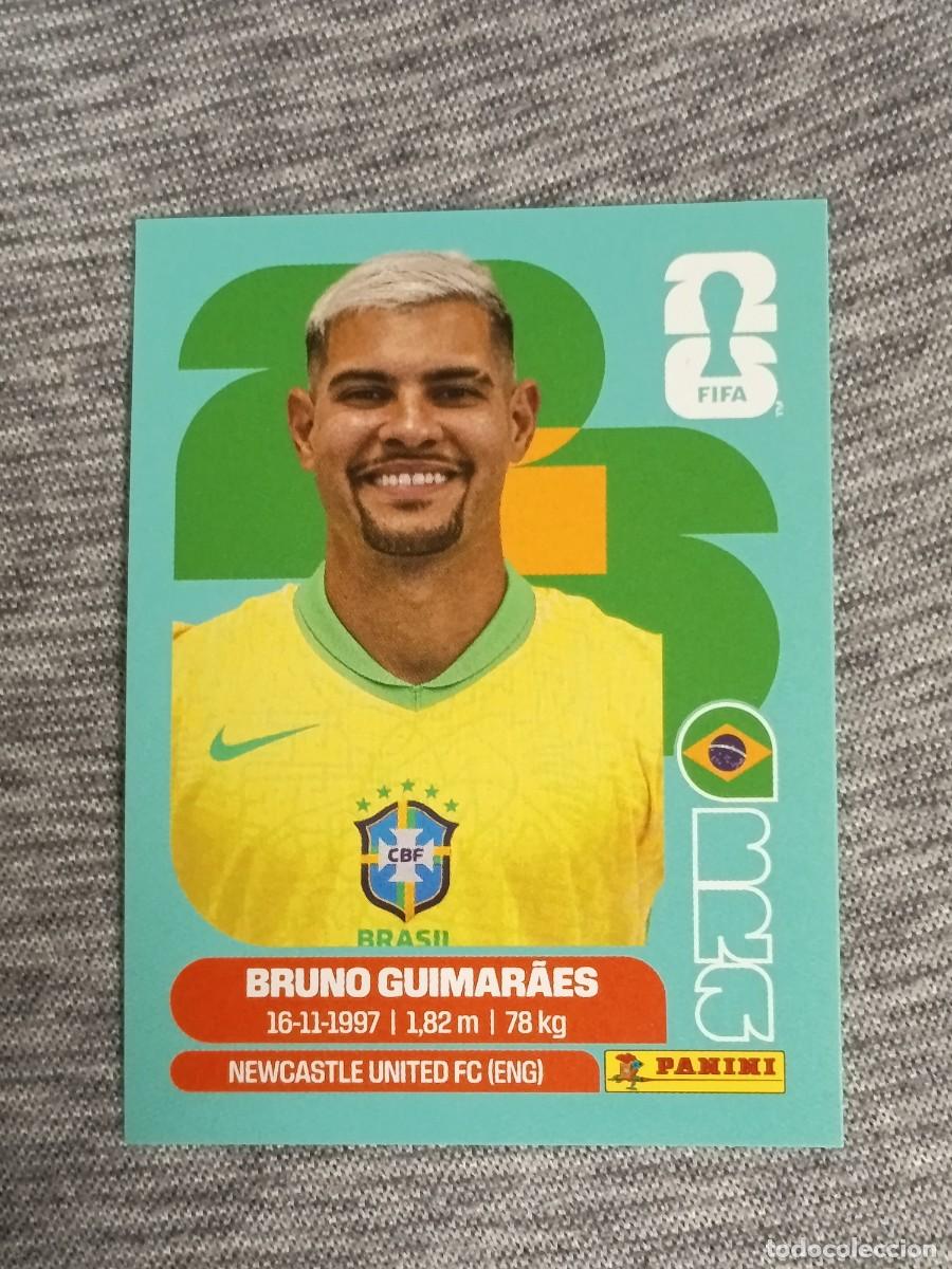 Cromos de f&uacute;tbol: BRUNO GUIMARAES BRA 11 STICKER MUNDIAL 2026 PANINI FIFA WORLD CUP NUEVO