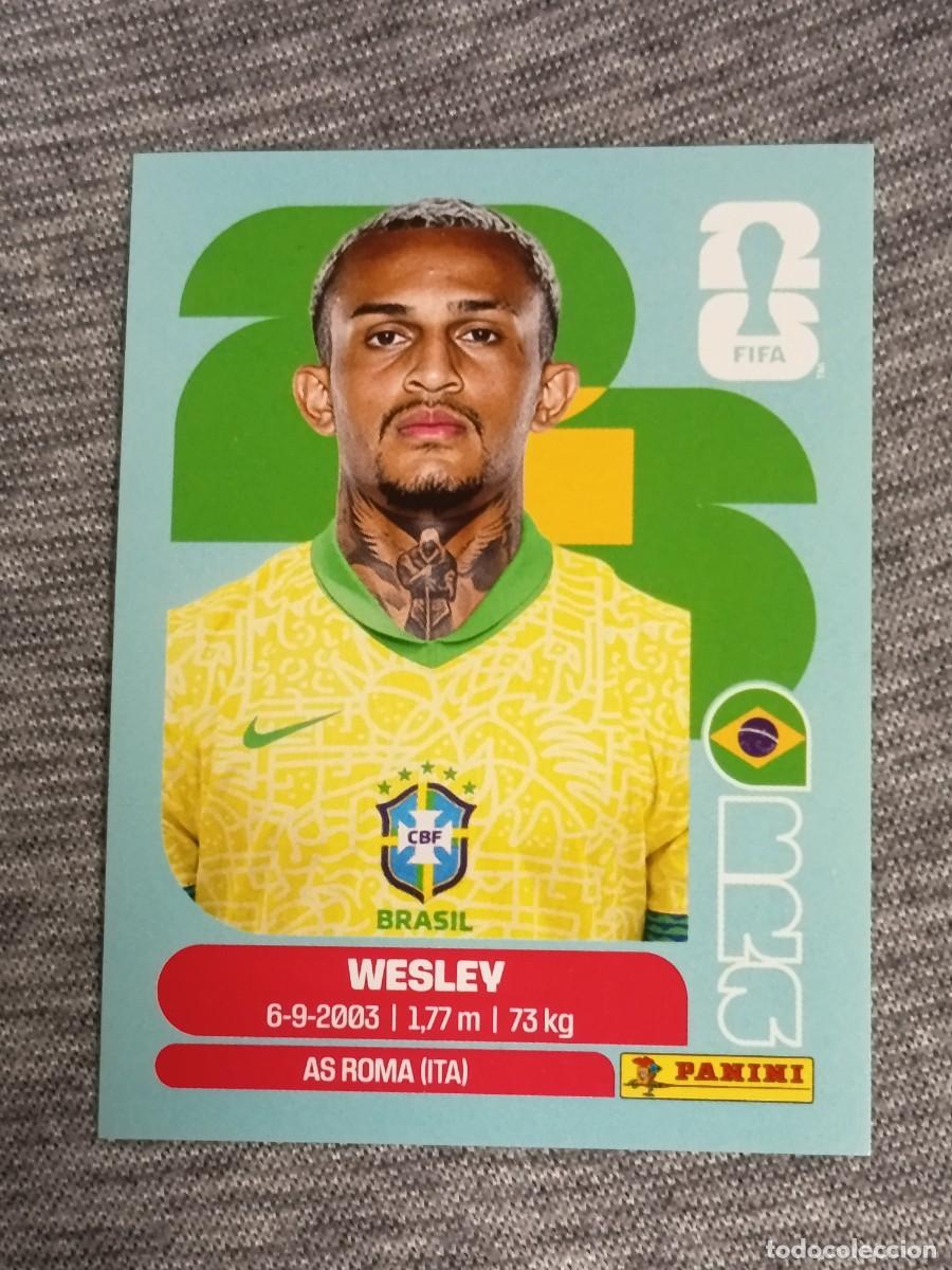 Cromos de f&uacute;tbol: WESLEY BRA 8 STICKER MUNDIAL 2026 PANINI FIFA WORLD CUP NUEVO
