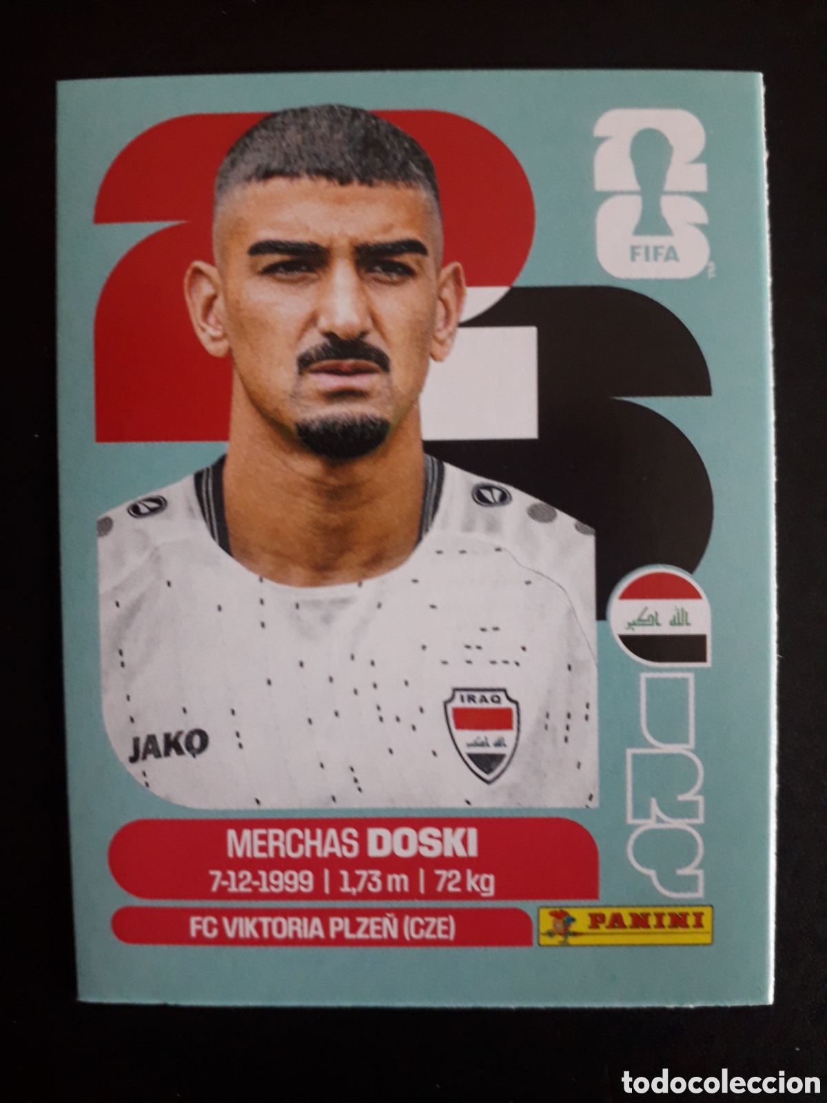 Cromos de f&uacute;tbol: DOSKI IRAQ IRQ 6 MUNDIAL F&Uacute;TBOL 2026 FIFA WORLD CUP PANINI SIN PEGAR PEDIDO M&Iacute;NIMO 3&euro;.