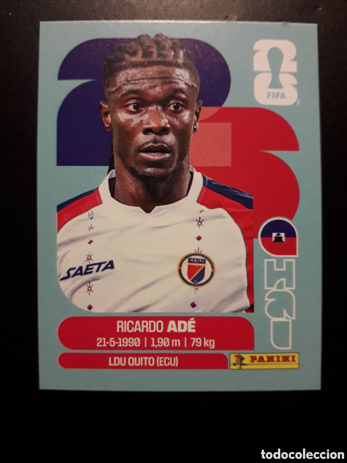 Cromos de f&uacute;tbol: AD&Eacute; HAIT&Iacute; HAI 6 MUNDIAL F&Uacute;TBOL 2026 FIFA WORLD CUP PANINI SIN PEGAR PEDIDO M&Iacute;NIMO 3&euro;