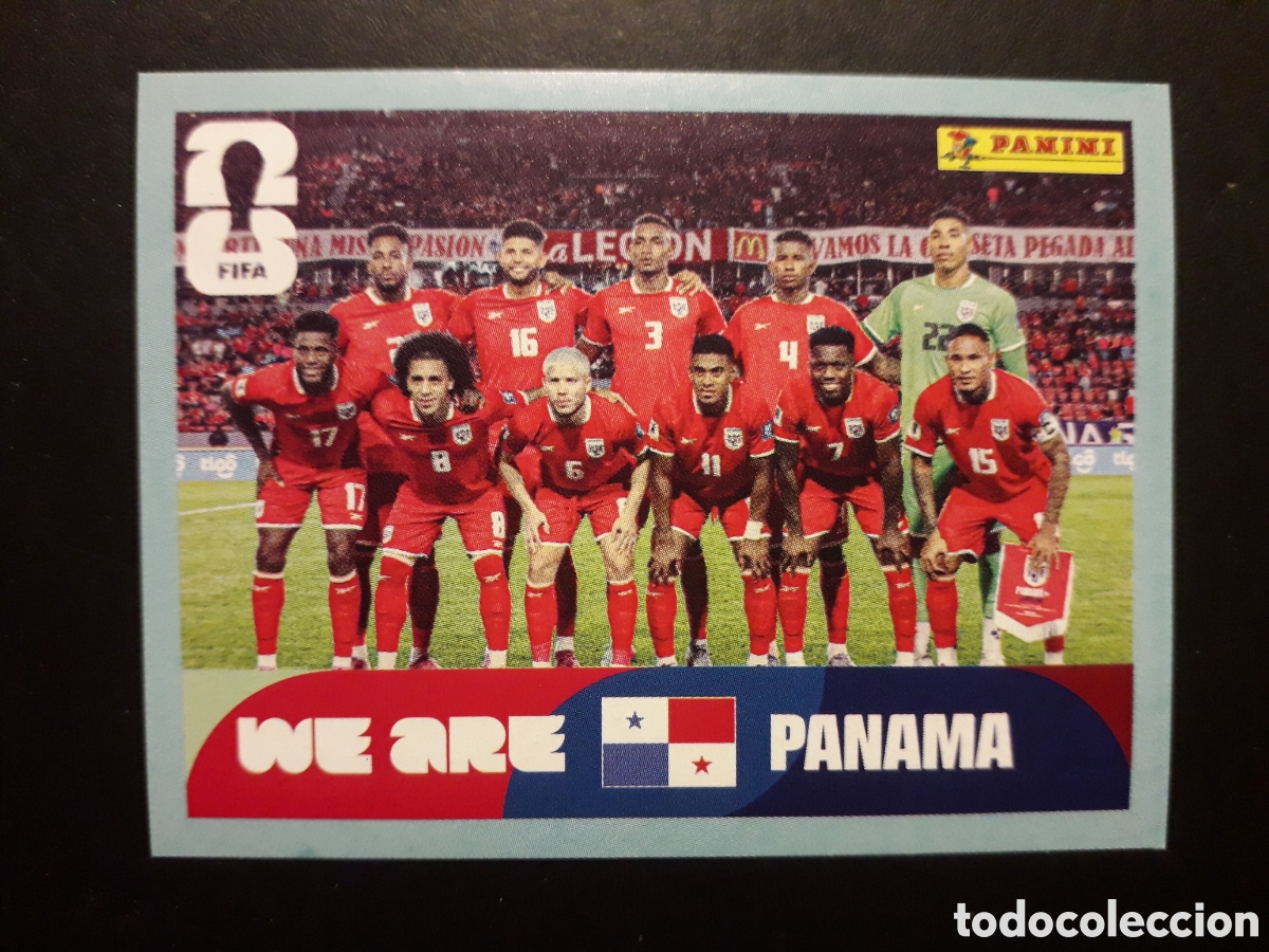 Cromos de f&uacute;tbol: EQUIPO PANAM&Aacute; PAN 13 MUNDIAL F&Uacute;TBOL 2026 FIFA WORLD CUP PANINI SIN PEGAR PEDIDO M&Iacute;NIMO 3&euro;
