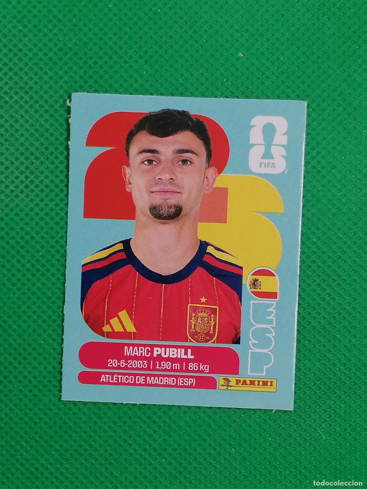 Cartes &agrave; collectionner de Football: ESP J 9 ESPJ9 MARC PUBILL ESPA&Ntilde;A ACTUALIZACION JUGON ⚽ PANINI MUNDIAL WORLD CUP 26 2026 STICKER ⚽