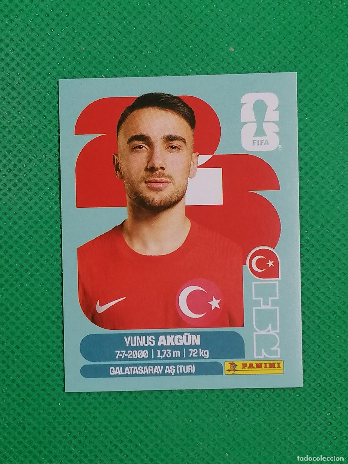 Cartes &agrave; collectionner de Football: TUR 16 TUR16 YUNUS AKGUN TURQUIA ⚽ PANINI FIFA MUNDIAL WORLD CUP 26 2026 STICKER ⚽