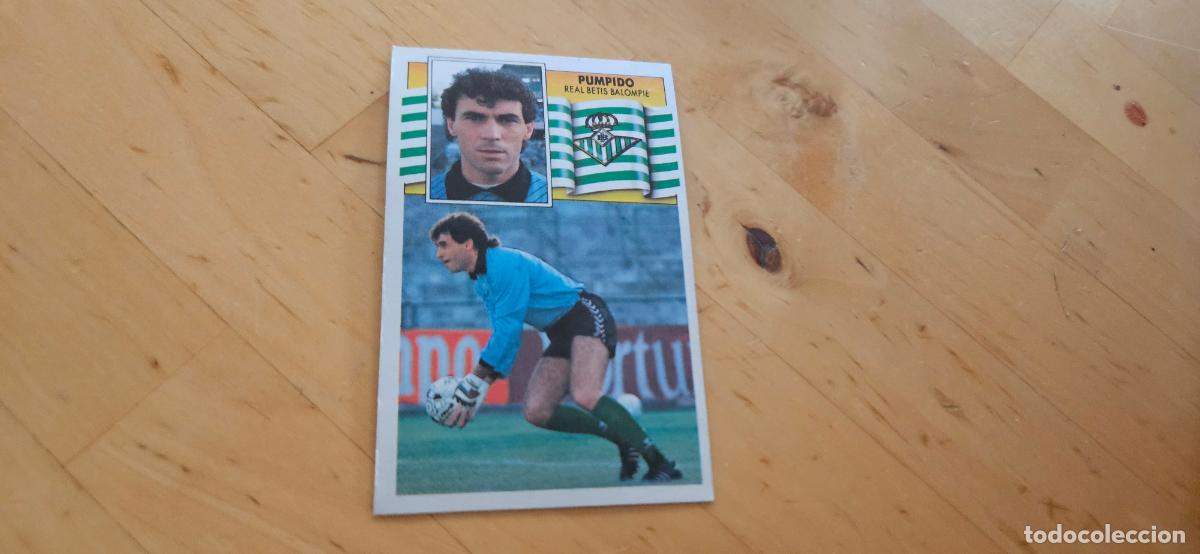 Cartes &agrave; collectionner de Football: Pumpido - 26 - Real Betis - Jugador - liga 1990 1991 90 91 despegado trading card