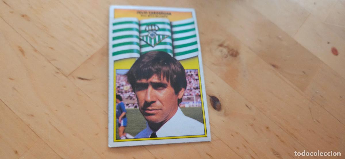 Cartes &agrave; collectionner de Football: Julio Carde&ntilde;osa - 25 - Real Betis - Jugador - liga 1990 1991 90 91 despegado trading card