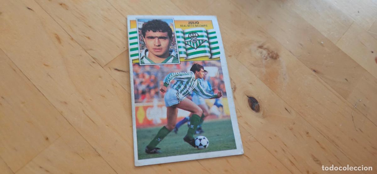Cartes &agrave; collectionner de Football: Julio - 28 - Real Betis - Jugador - liga 1990 1991 90 91 despegado trading card