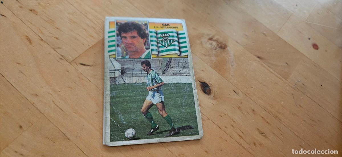 Cartes &agrave; collectionner de Football: Gail - 32 - Real Betis - Jugador - liga 1990 1991 90 91 despegado trading card