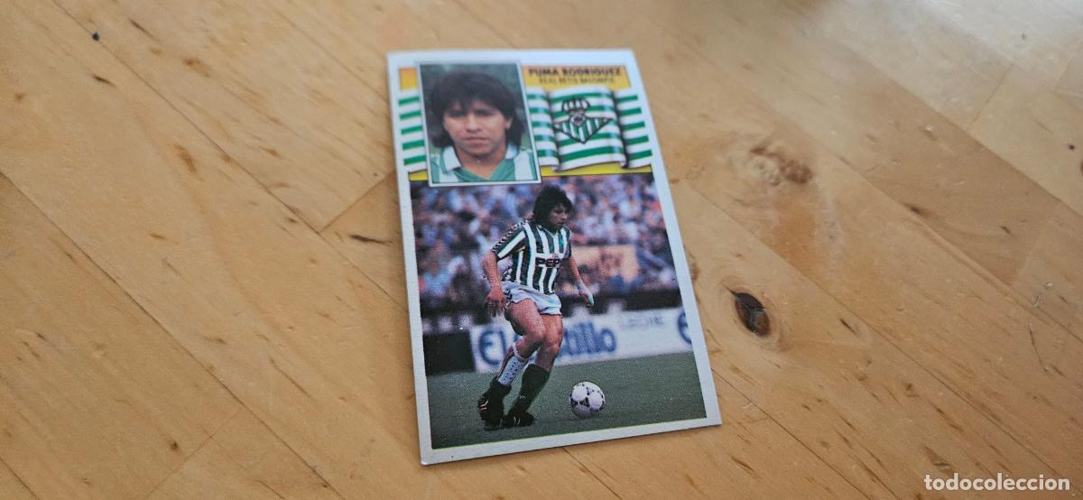 Figurine di Calcio: Puma Rodr&iacute;guez - 38 - Real Betis - Jugador - liga 1990 1991 90 91 despegado trading card