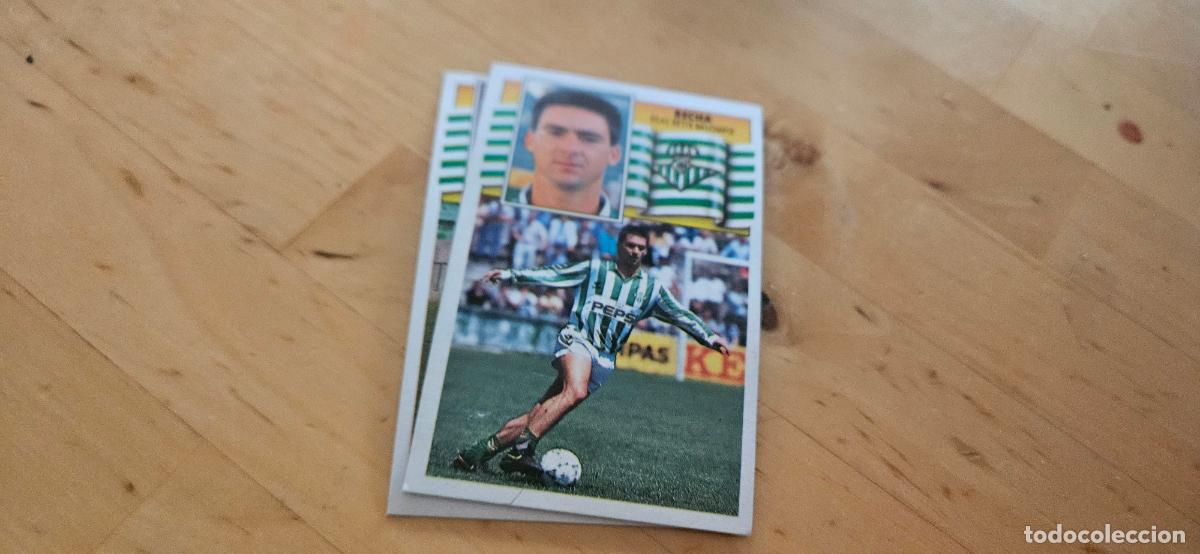 Figurine di Calcio: Recha - 35 - Real Betis - Jugador - liga 1990 1991 90 91 despegado trading card