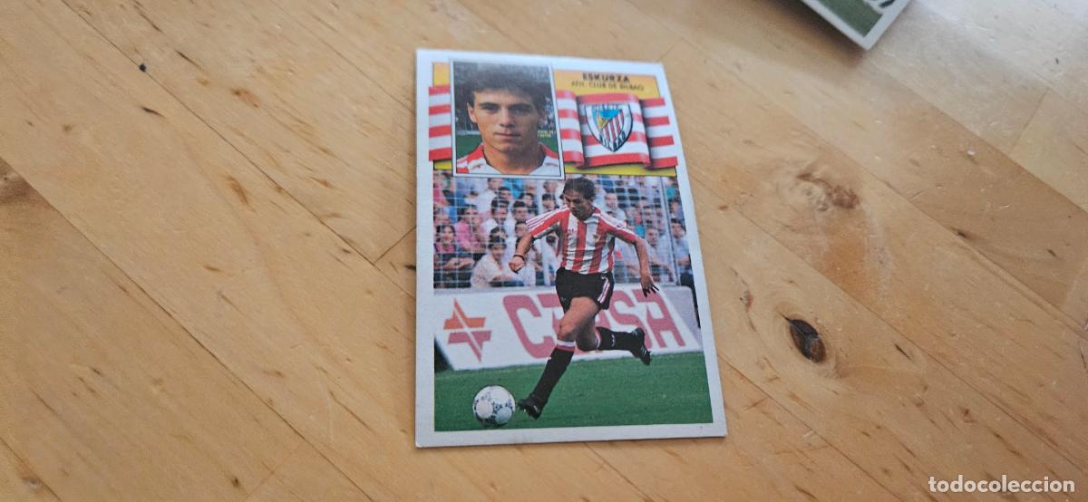 Figurine di Calcio: Eskurza - 55 - Athletic Club - Jugador - liga 1990 1991 90 91 despegado trading card