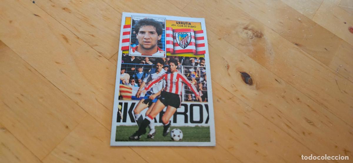 Figurine di Calcio: Urrutia - 56 - Athletic Club - Jugador - liga 1990 1991 90 91 despegado trading card