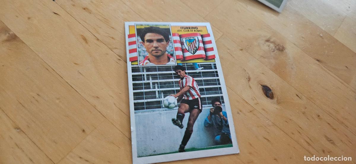 Figurine di Calcio: Iturrino - 51 - Athletic Club - Jugador - liga 1990 1991 90 91 despegado trading card