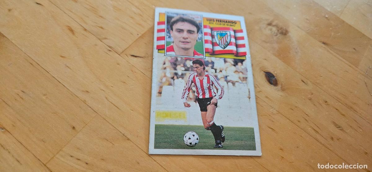 Figurine di Calcio: Luis Fernando - 53 - Athletic Club - Jugador - liga 1990 1991 90 91 despegado trading card