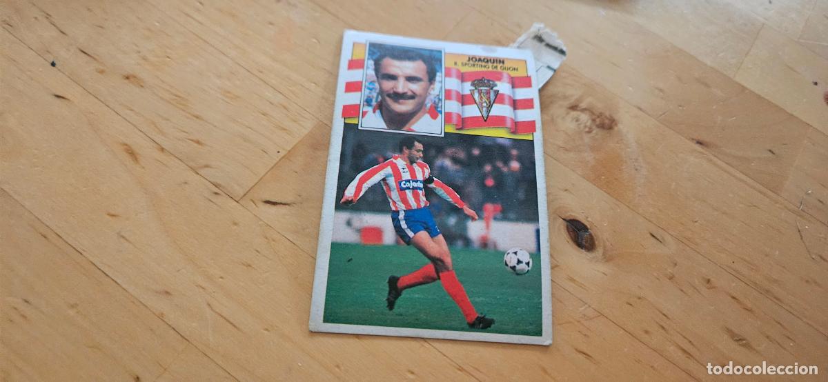 Figurine di Calcio: Joaqu&iacute;n - 150 - Sporting de Gij&oacute;n - Jugador - liga 1990 1991 90 91 despegado trading card
