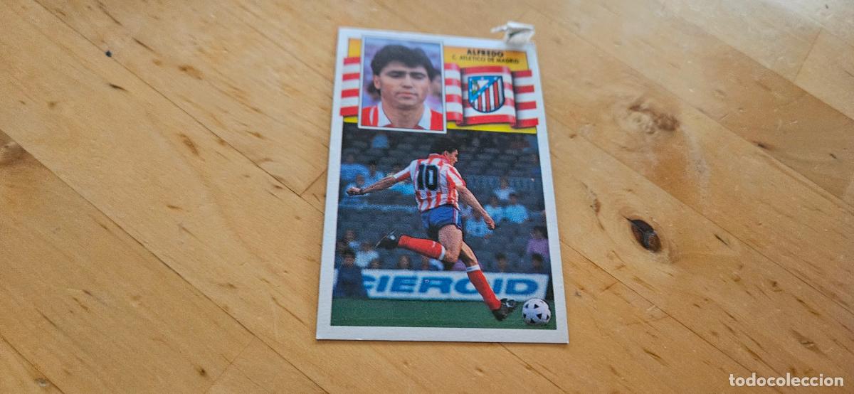 Cromos de f&uacute;tbol: juanito - Atl&eacute;tico de Madrid - Jugador - liga 1990 1991 90 91 despegado trading card