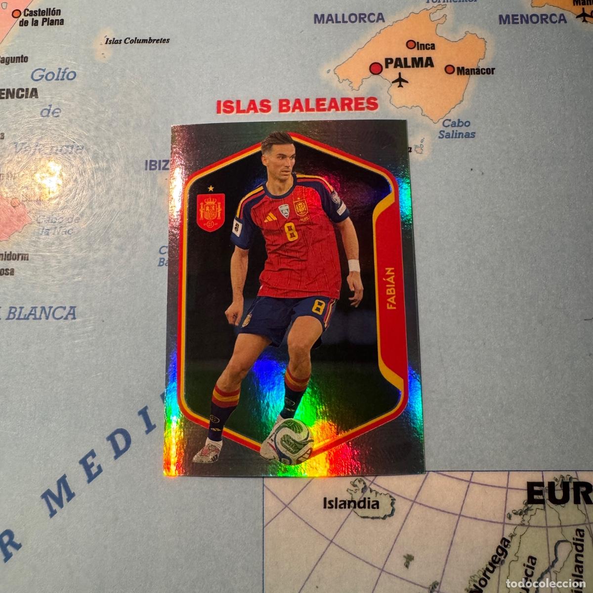Cromos de f&uacute;tbol: Fabian n&uacute;mero 36 la selecci&oacute;n espa&ntilde;ola &ldquo;Espa&ntilde;a 2026&rdquo; del Carrefour 2026