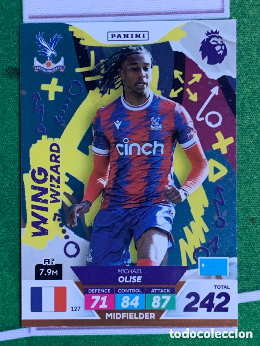 Cromos de f&uacute;tbol: Panini Adrenalyn XL PL 2023 PLUS Michael Olise (Crystal Palace) Wing Wizard 127