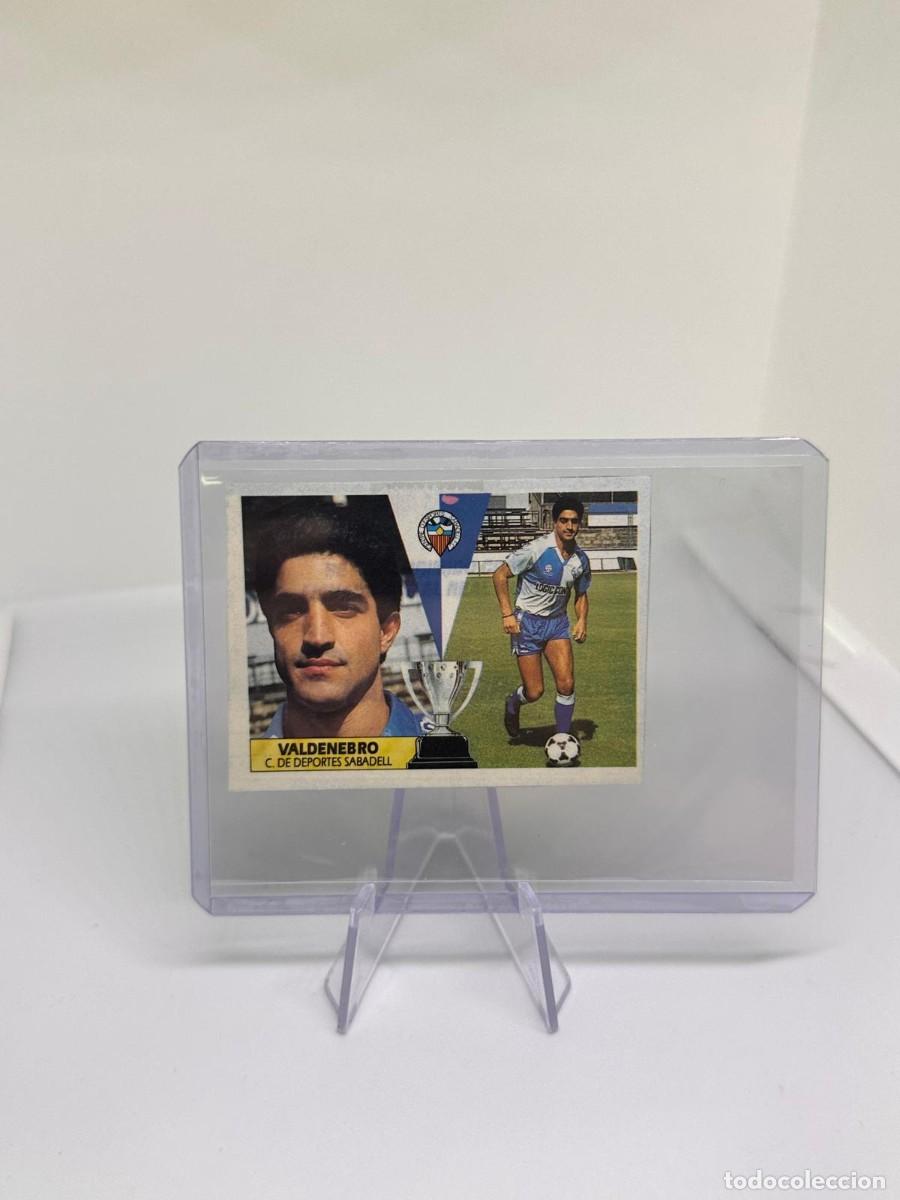 Cromos de f&uacute;tbol: Valdenebro Sabadell Recortado Liga Este 87 88 1987 1988