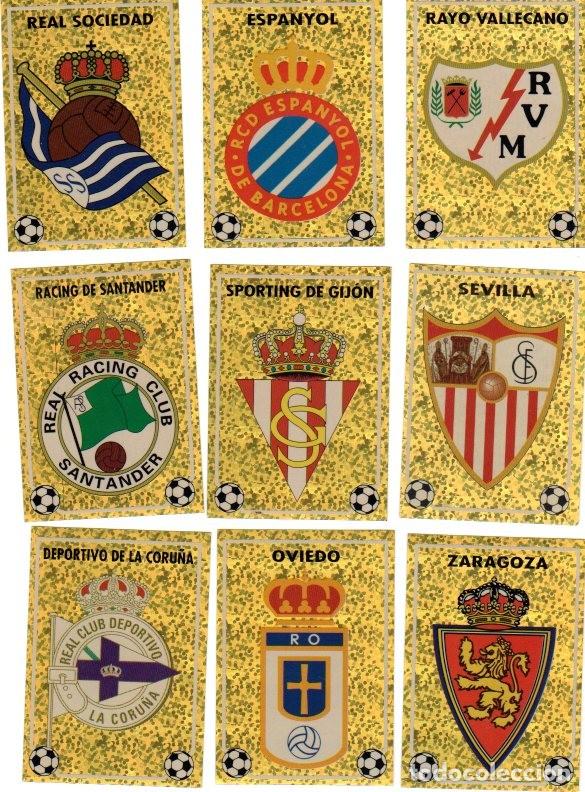Cromos de f&uacute;tbol: LIGA 96/97 DE FUTBOL PROFESIONAL *** ESCUDOS *** LOTE 11
