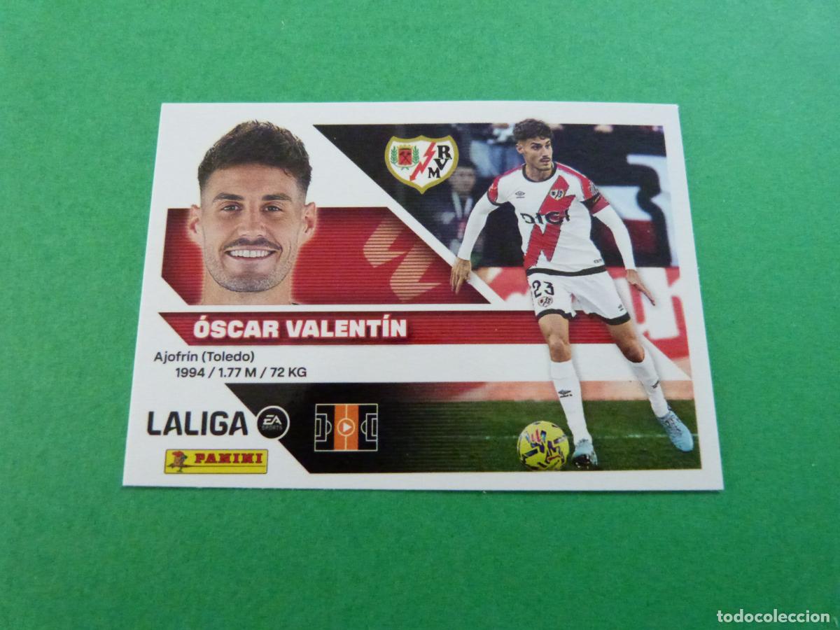 Cromos de f&uacute;tbol: CROMO FUTBOL OSCAR VALENTIN RAYO VALLECANO SIN PEGAR N&ordm; 13 LIGA ESTE 2026-2027/26-27 PANINI