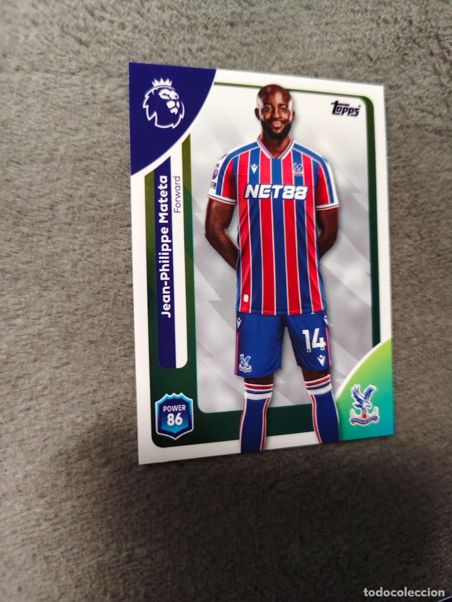 Cromos de f&uacute;tbol: 123 PREMIER LEAGUE 2025 26 JEAN-PHILIPPE MATETA CRYSTAL PALACE TOPPS 25 2026 TRADING CARDS AAL