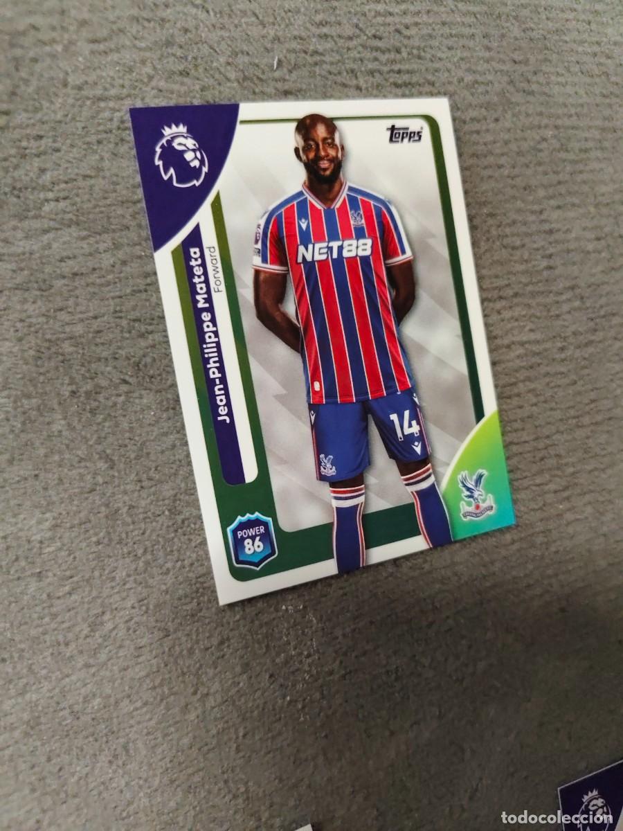 Cromos de f&uacute;tbol: 123 PREMIER LEAGUE 2025 26 JEAN-PHILIPPE MATETA CRYSTAL PALACE TOPPS 25 2026 TRADING CARDS AAL