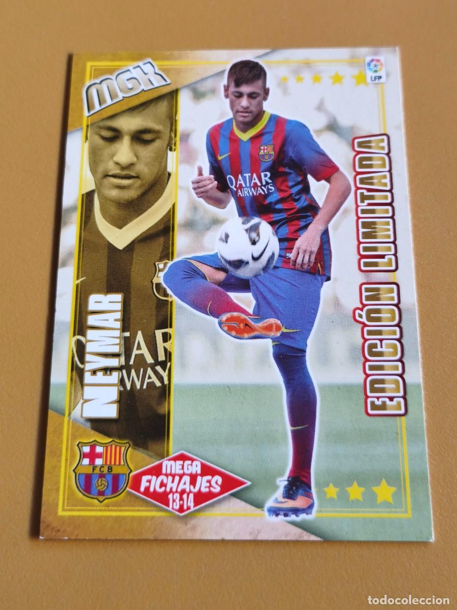 Cromos de f&uacute;tbol: neymar, 2013 14 edicion limitada