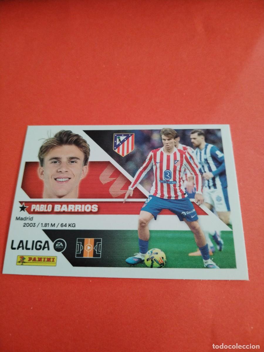 Cromos de f&uacute;tbol: ESTE 2026 2027 ATLETICO MADRID N 12 BARRIOS
